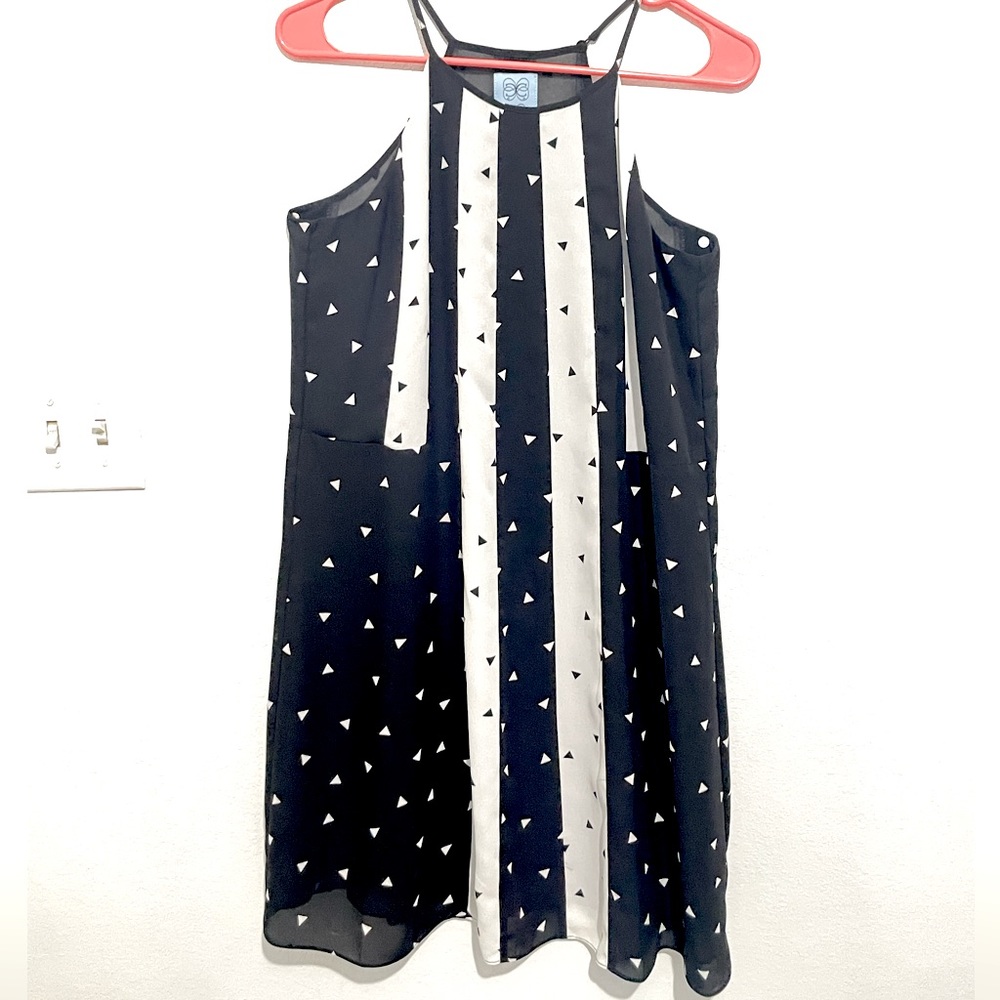 Black & White CeCe Mini Dress, XS